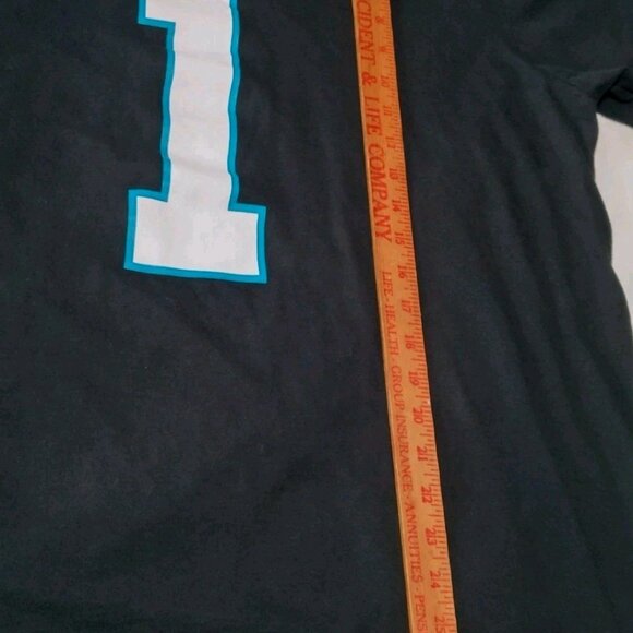 Carolina Panthers Cam Newton Shirt XXL Nike Tee Black NFL Super Bowl 50 #1 - Picture 5 of 11